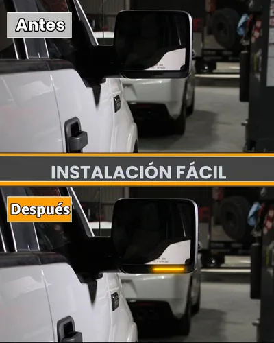 Vista 3 de Luces direccionales de espejo lateral compatibles con F150 2004-2014/para Raptor 2010-2014/para Mark LT 2006-2008