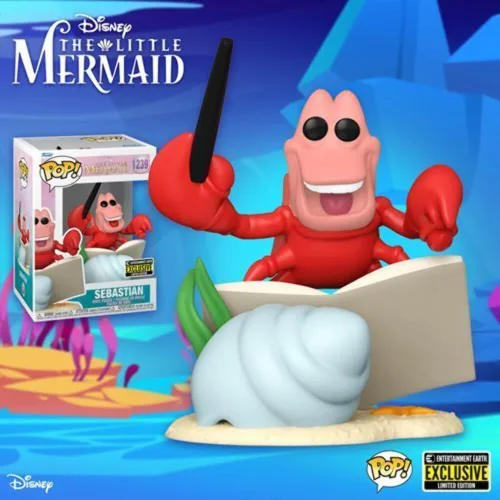 Vista 3 de Funko Pop! Disney - La Sirenita - Figura de Sebastian (exclusivo de Entertainment Earth)