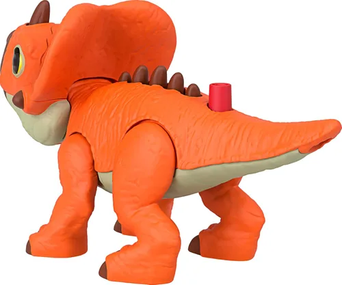 Vista 6 de Fisher-Price Imaginext Jurassic World Figura de acción de dinosaurio con movimiento activado por niños y espinas crecientes, juguete de dino