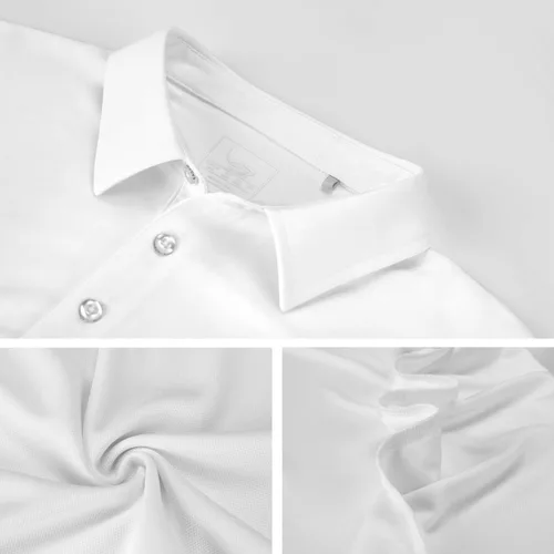 Vista 3 de EAGEGOF Polo de golf para hombre, manga corta, para deportes, ocio, suave, para adultos, para deportes al aire libre