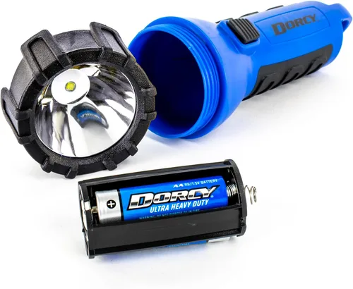 Vista 5 de Dorcy Linterna LED flotante resistente al agua de 150 lúmenes con clip de mosquetón, azul (41-2514)