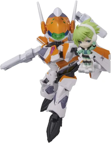 Vista 17 de TAMASHII NATIONS - Macross Frontier - VF-25F Messiah Valkyrie (Uso Alto) con Sheryl, Bandai Spirits Tiny Session Figura de acción