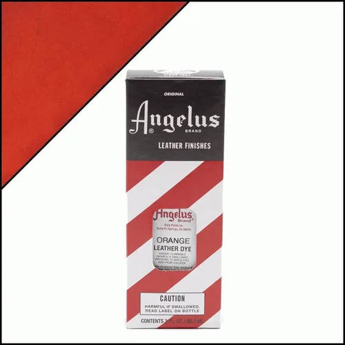Vista 2 de Angelus Tinte para cuero, 3 oz, naranja