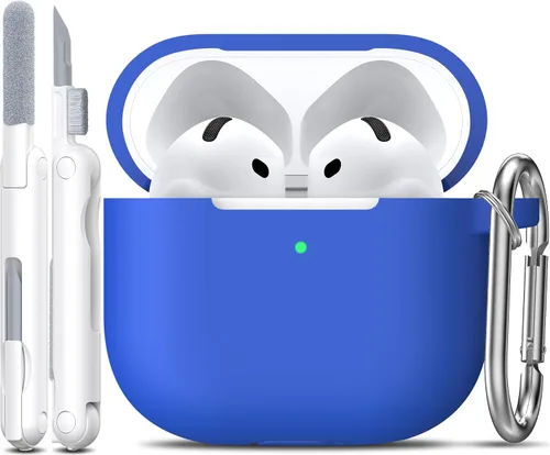 Vista 140 de R-fun for AirPods 2nd/1st Case Silicone Cover, Banana Violet Violeta plátano