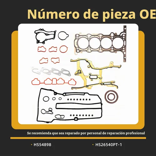 Vista 3 de Juego de juntas de cabeza, 1.4L, 2011-2015 para Chevy Cruze