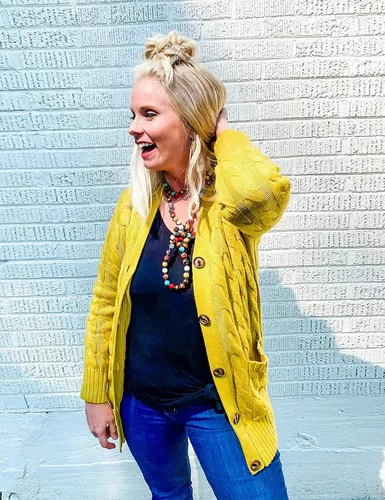 Vista 8 de MEROKEETY - Suéter de punto trenzado y manga larga para mujer, estilo cárdigan abierto al frente, con botones, para otoño, ropa de exterior holgada