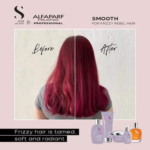 Vista 8 de Alfaparf Milano Semi Di Lino - Acondicionador suave para cabello encrespado y rebelde, acondicionador desenredante suave con semillas de lino