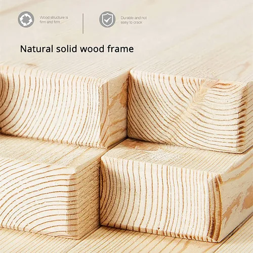 Vista 6 de QQXX Banco de almacenamiento de terciopelo con cajones, otomana de almacenamiento de madera maciza de alta calidad, banco otomano de almacenamiento