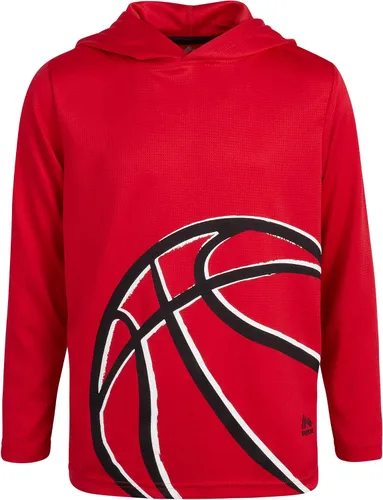 Vista 6 de RBX Conjunto deportivo para niño 4 piezas con capucha deportiva térmica y pantalones deportivos de tricot (8-12)