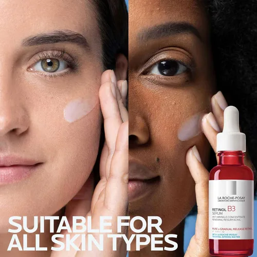 Vista 4 de La Roche-Posay Suero Facial de Retinol Puro con Vitamina B3, Suero Facial Antienvejecimiento para Líneas, Arrugas y Daño Solar Prematuro