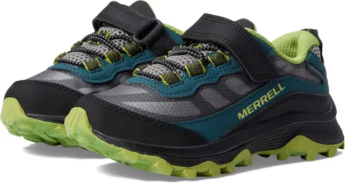Vista 4 de Merrell Moab Speed - Tenis de senderismo impermeables con cierre alternativo bajo para niños