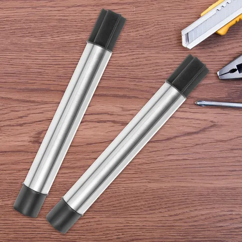 Vista 2 de OSALADI Estacas de repuesto de varilla hueca de acero inoxidable para luces solares, 3 piezas, conector de junta de estaca para jardín, camino
