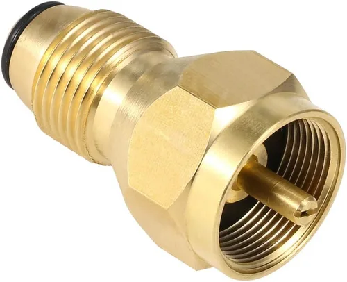Vista 4 de Joywayus Adaptador de recarga de tanque de propano con 4 tapas de botellas de propano universal para todos los cilindros pequeños de tanque