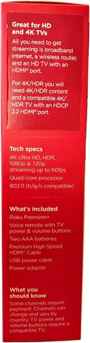 Vista 7 de Roku Reproductor de transmisión HDR 4K Premiere+