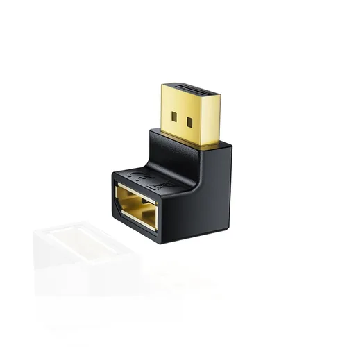 Vista 3 de Adaptador de zócalo Displayport 1.4 de 90 grados Modelo A de ALYYDBG