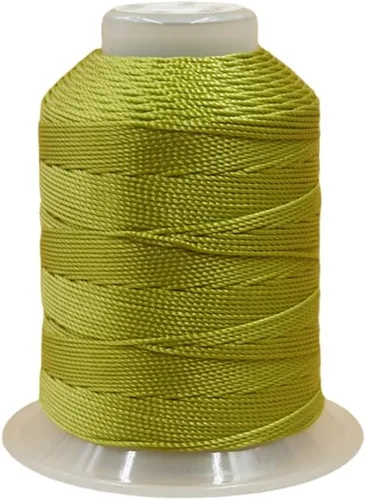 Vista 13 de Cuerda de seda torcida de poliéster de 0.039 in, 240 yardas, hilo de 3 capas para manualidades, macramé, colgantes, joyas, pulseras de la amistad