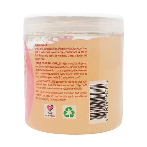 Vista 3 de Kinky Curly Original Curling Custard Natural Styling Gel 8oz "Pack de 3