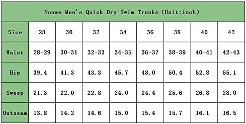 Vista 7 de Nonwe Shorts de baño suaves de secado rápido para hombre, ajuste relajado, con dibujo