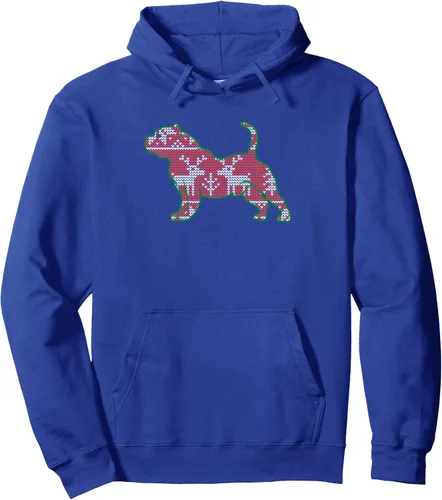 Vista 3 de American Bully Dog - Suéter feo de Navidad para cachorros, amantes de los perros, Negro