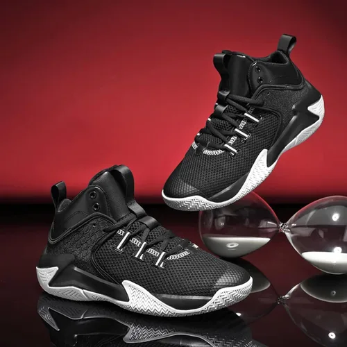 Vista 3 de PTYIBO Zapatos de Streetball para hombre y mujer antideslizantes para mujeres y hombres para correr