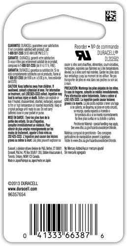 Vista 3 de Duracell Pilas de botón de moneda 2025, 2 unidades (paquete de 6)