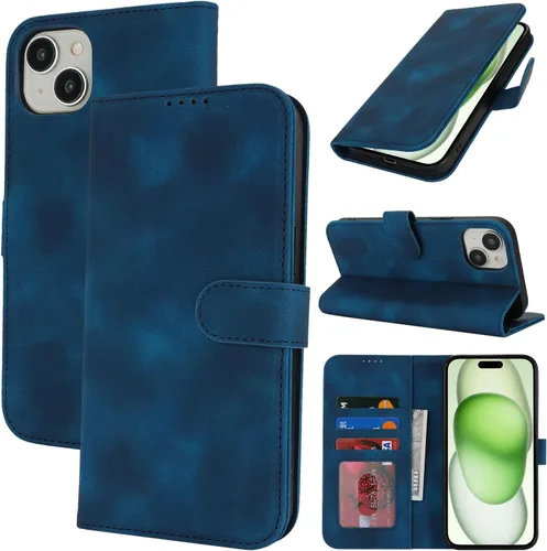 Vista 50 de Funda tipo cartera para iPhone 8 Plus iPhone 7 Plus con tarjetero para iPhone 8 Plus, funda tipo cartera para mujeres y hombres, de piel sintética
