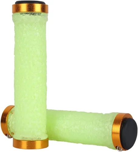 Vista 11 de Empuñaduras de manillar de bicicleta, 1 par de empuñaduras ergonómicas para manillar de bicicleta, agarre universal de doble bloqueo para manillar