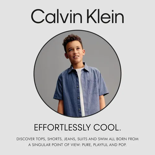 Vista 3 de Calvin Klein Chaqueta pesada con capucha y forro polar para niño