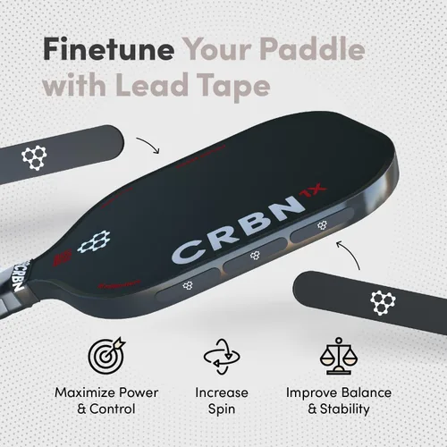 Vista 9 de CRBN Pickleball - Tungsten and Lead Tape for Pickleball Paddles Enhance Paddle Stability & Expand Sweet Spot
