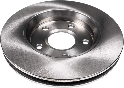 Vista 424 de Detroit Axle - Rotores de freno delantero para 04-13 Mazda 3 Rotores de frenos de disco 06-15 Mazda 5 Reemplazo: Rotor regular delantero de 11.81