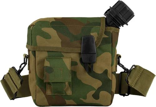 Vista 2 de FOX OUTDOOR PRODUCTS Cubierta de comedor de 2 cuartos de galón: carcasa de nailon aislada con accesorio para cinturón, correa para el hombro y Negro