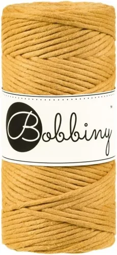 Vista 24 de Bobbiny Cordón regular de macramé de una sola capa de 0.118 pulgadas (azul), 108 yds/330 pies (100% algodón reciclado)