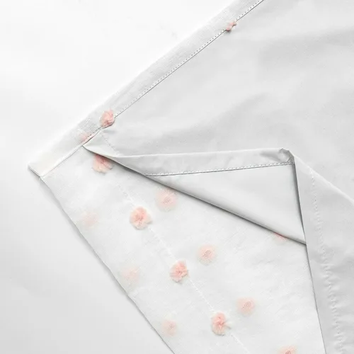 Vista 7 de MYSKY HOME - Cortinas opacas rosadas para dormitorio de niñas de 54 pulgadas de largo, cortinas cortas para tratamiento de ventanas, 100% cortinas