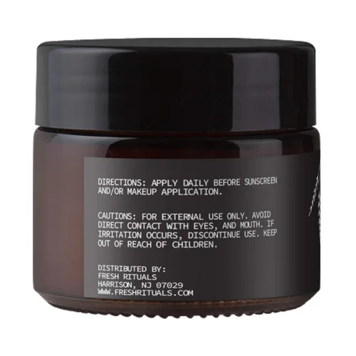 Vista 2 de Hidratante facial vegano con ácido hialurónico, aloe vera y niacinamida 2 onzas Sin crueldad, sin parabenos, ingredientes naturales Crema