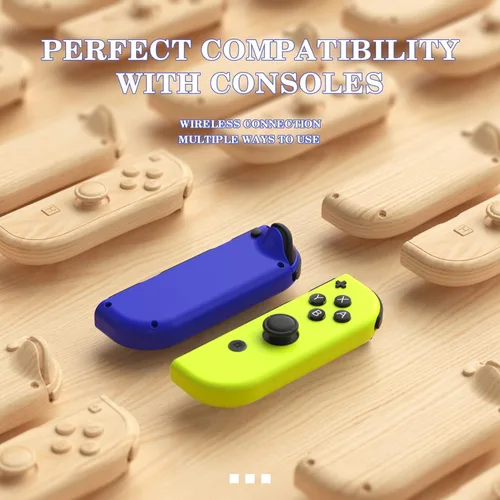 Vista 6 de YURRDE Joy Cons for Switch Controllers, Wireless Joy Con Replacement Compatible for Switch Joycons, Left and Right Switch Controller Joycon Support