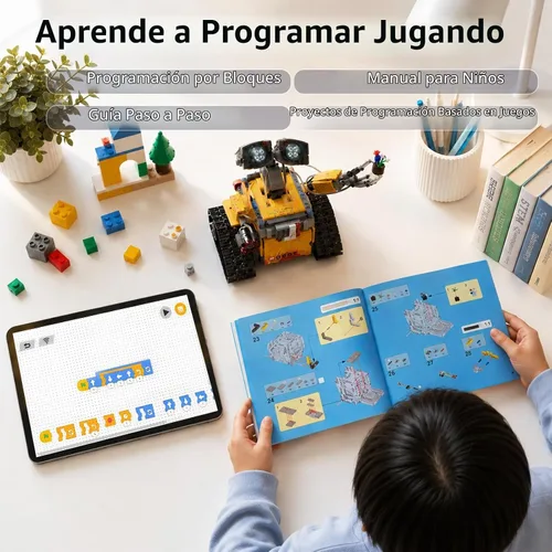 Vista 2 de Kit de construcción de robot de codificación STEM 5 en 1