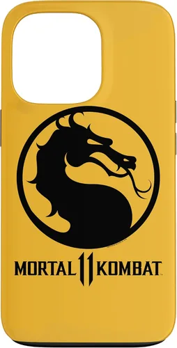 Vista 10 de Mortal Kombat 11 Dragon Black Logo Case for iPhone 17