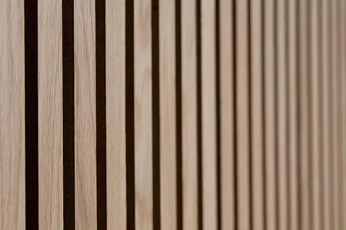 Vista 7 de Woody Walls Paneles de pared de madera acústica para decoración de paredes interiores, juego de 2 paneles de madera sin costuras para paredes, pared