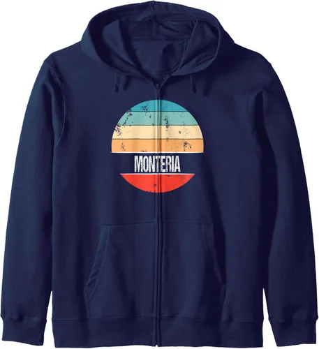 Vista 5 de Montería Colombia City Trip Zip Hoodie