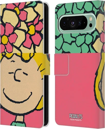 Vista 14 de Head Case Designs Officially Licensed Peanuts Charlie & Woodstock Nap Halfs and Laughs Leather Wallet Case Compatible with Google Pixel 8