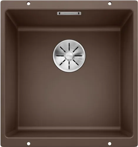 Vista 8 de BLANCO SUBLINE 400-F 523495 - Fregadero de cocina, color gris, 15.748 in