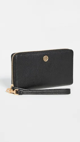 Vista 2 de Tory Burch Cartera continental Robinson con cremallera para mujer