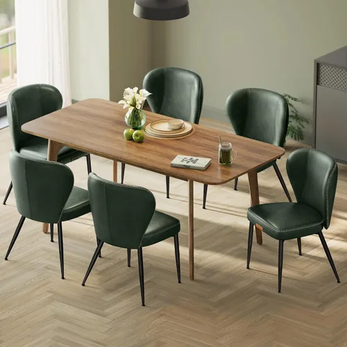 Vista 27 de VASAGLE - Juego de 2 sillas de comedor tapizadas para cocina