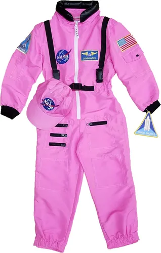 Vista 5 de Kid 's naranja Junior para disfraz de astronauta
