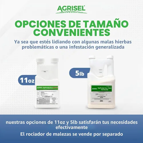 Vista 6 de Agrisel GlyPhoSel Pro - Herbicida seco, de acción rápida, seguro