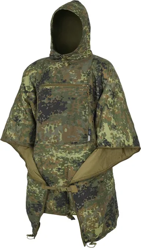 Vista 12 de Helikon-Tex Swagman Roll - Poncho militar multiusos - Poncho de emergencia, manta y chaqueta Woobie