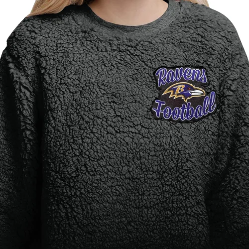 Vista 3 de FOCO Conjunto de suéter y pantalones deportivos Sherpa con logotipo del equipo de la NFL para mujer