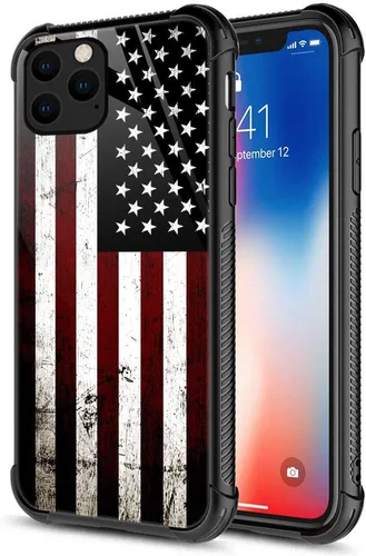 Vista 26 de ZHEGAILIAN Funda compatible con iPhone 12/12 Pro, funda de invasión de vaca alienígena OVNI, parte trasera de vidrio templado + funda protectora