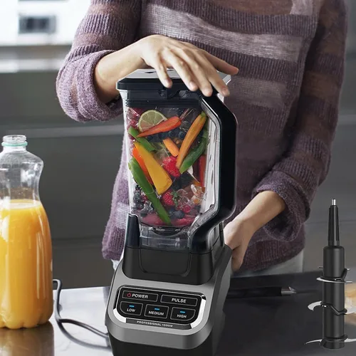 Vista 7 de Blender 6 cuchillas de repuesto compatibles con jarra Ninja de 72 onzas, piezas de repuesto compatibles con Ninja Blender 1100 1200 1500 vatios