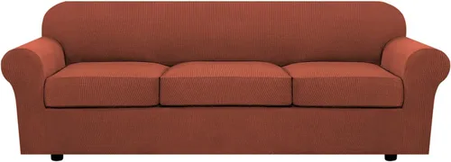 Vista 9 de H.VERSAILTEX Fundas de Sofá Elásticas para Cojines Fundas de Sofá para Muebles de Sala Fundas Protectoras